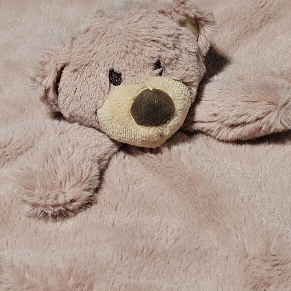 Kellytoy Teddy Bear Lovey 14 Inch Security Blanket Plush Stuffed Animal Toy - Picture 3 of 6